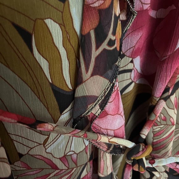 TED BAKER LONDON | Cecihly Ruffled Mini Dress With Metal Ball Trim Sz US 8 - Picture 7 of 7